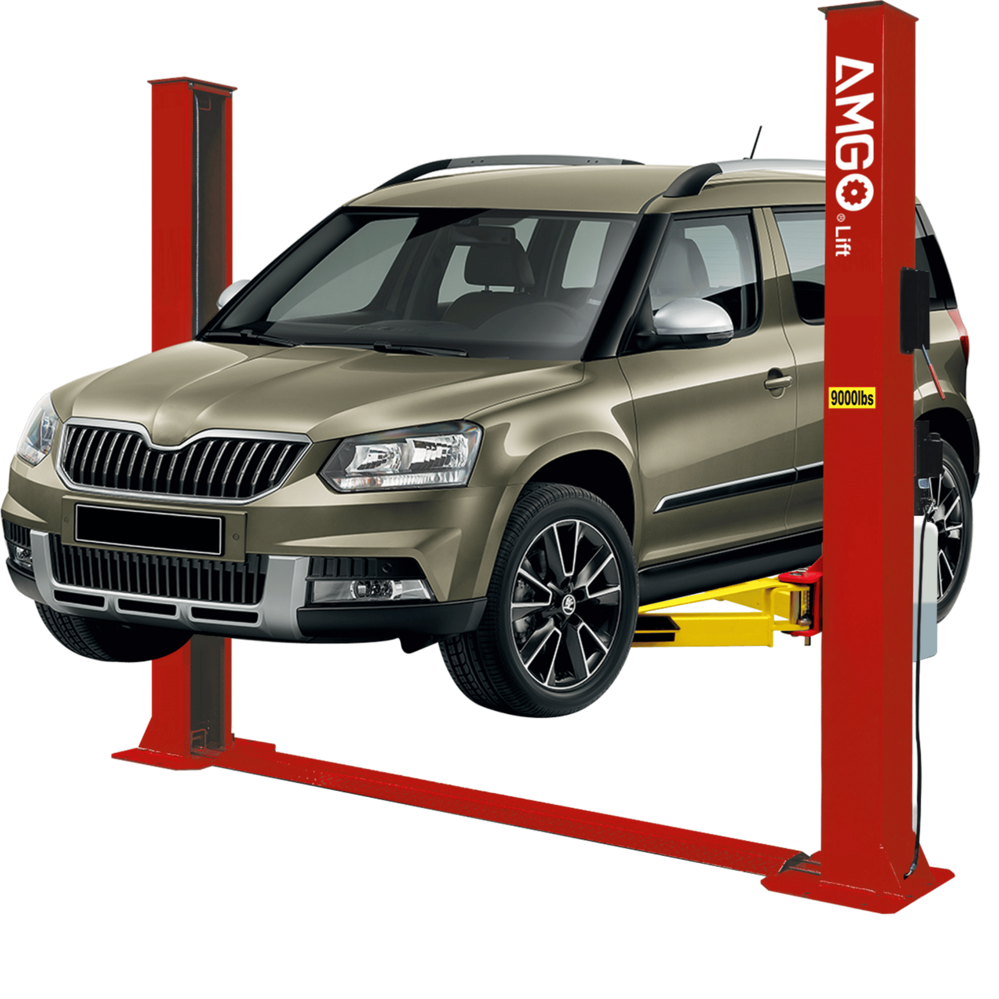 Black and White Circle Dark & Trendy Business Logo - 2026-03-13T192204.624 AMGO BP-9 9,000 lbs 2 Post Lift - Image 1