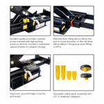 AMGO RJ-10A Pneumatic Rolling Jack 10,000 lbs. Capacity - Image 6