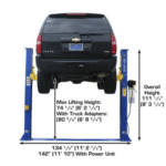 Atlas 9KBPX 9,000 lb Baseplate 2 Post Lift - Image 3