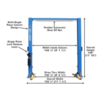 Atlas 9OHSC 2-Post Lift + Lawn Mower Adapter Combo - Image 6