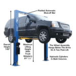 Atlas 9OHSC 9,000 lb Overhead 2-Post Lift - Image 2