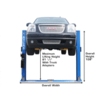 Atlas BP8000 8,000 lb Baseplate 2 Post Lift - Image 3