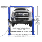 Atlas Platinum PVL10 ALI Certified 10,000 lb Overhead 2 Post Lift - Image 3