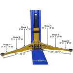 Atlas Platinum PVL9BP ALI Certified 9,000 lb Baseplate 2 Post Lift - Image 6