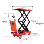 Katool KT-CT330 330 lbs. Manual Scissor Lift Table - Image 3