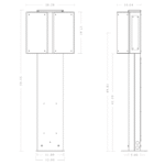 Standard Pedestal for Single/Dual Charger - Image 2