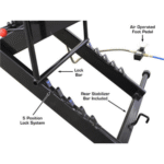 Atlas Cycle Lift 1,000 lb. Air Operated Motorcycle & ATV Lift - Image 8