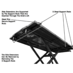 Atlas Hi-Rise 1500 Motorcycle & ATV Lift - Image 5