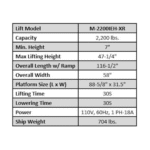 iDEAL Elec-Hydra Motorcycle Lift Bench w/Integrated Motor & Retractable Ramp - Image 4