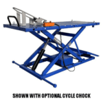 iDEAL Elec-Hydra Motorcycle Lift Bench w/Integrated Motor & Retractable Ramp - Image 3