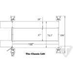 Triumph NSS-8SQ 8,000 lb. 4-Post Storage Lift (Shorter Length) - Image 9