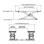 Katool KT-X80 8,000 lbs. Mid-Rise Scissor Lift - Image 3