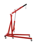 Garvee 2T Engine Hoist - 4000 lbs Folding Hydraulic Car Engine Crane Lifter, Cherry Picker with 6 Iron Caster Wheels, Red - Image 8