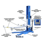 Ideal MSC-6KLP 6000 LB Mobile Single Column Lift Low Profile - Image 7