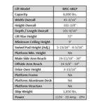 Ideal MSC-6KLP 6000 LB Mobile Single Column Lift Low Profile - Image 9