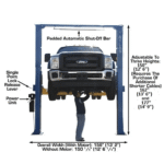 Atlas PV15PX 15000 LB Overhead 2 Post Lift - Image 4