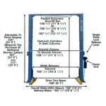 Atlas PV15PX 15000 LB Overhead 2 Post Lift - Image 7