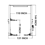 Katool AM120SD 12,000lbs 2 Post Lift - Image 7