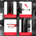 Katool KT-AS110D 11,000 lbs Asymmetrical 2-Post Lift - Image 6