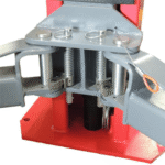 Launch Tech USA TLT240SC 9,000 lb Two Post Clear Floor – Asymmetric – Red - Image 4