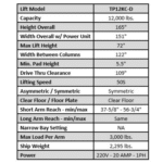 Tuxedo TP12KC-D 12,000 lb Two Post Lift – Direct Drive - Image 3
