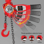 GARVEE 0.75 Ton Manual Lever Chain Hoist - 1,653 lbs Capacity with 10ft G80 Manganese Steel Chain - Image 7