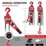 GARVEE 0.75 Ton Manual Lever Chain Hoist - 1,653 lbs Capacity with 10ft G80 Manganese Steel Chain - Image 5