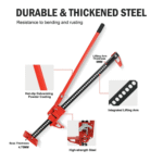 GARVEE 48-Inch High Lift Farm Jack - 7,000 lbs Capacity Heavy Duty Ratcheting Utility Jack - Image 2