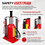 GARVEE 20-Ton Air Hydraulic Bottle Jack - 40,000 lbs Heavy Duty Pneumatic/Manual Lift - Image 4