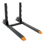 GARVEE 60-Inch Heavy Duty Clamp-on Pallet Forks - 4,000 lbs Capacity with Anti-Roll Bar