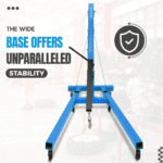 GARVEE 2 Ton Foldable Hydraulic Cherry Picker - 4400 LBS Engine Hoist Crane - Image 2