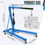 GARVEE 2 Ton Foldable Hydraulic Cherry Picker - 4400 LBS Engine Hoist Crane - Image 7