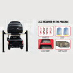 Katool 9,500lbs Heavy Duty 4 Post Storage Car Lift 4H950 - Image 6