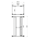 Katool 9,500lbs Heavy Duty 4 Post Storage Car Lift 4H950 - Image 4