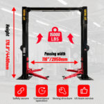 Katool KT-M150D 15,000 lbs 2 Post Lift - Image 2