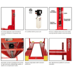 AMGO PRO-12 12,000 lbs 4 Post Lift - Image 4