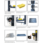 AMGO 409-DPX 9,000 lbs Double Parking 4 Post Lift - Image 4