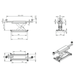 Katool KT-4H150 4 Post Alignment Lift 15,000 lb - Rolling Jack Included - Image 7