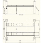 Katool KT-4H150 4 Post Alignment Lift 15,000 lb - Rolling Jack Included - Image 6