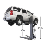 Atlas PSP-6000 6,000 lb. Portable Single Post Lift - Image 2