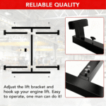 GARVEE 800 lbs Heavy Duty Adjustable Truck Bed Lifter (43"-79") - Image 4