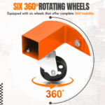 GARVEE 4400 lbs Heavy Duty Folding Hydraulic Engine Hoist - 2 Ton Cherry Picker - Image 7